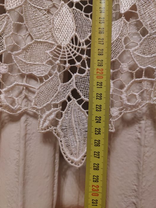Тюль матова з вишивкою (вживана)