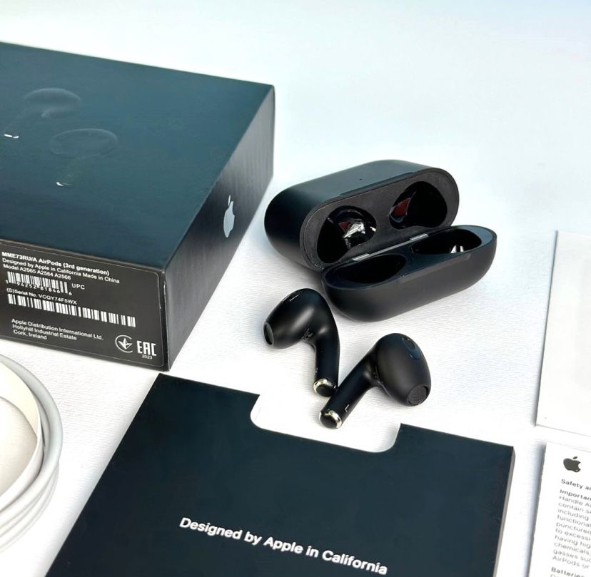 Бездротові навушники AirPods 3 Black 1:1
