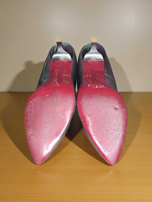 Туфлі сріблястий металік Christian Louboutin Kate 85 Silver розмір 38