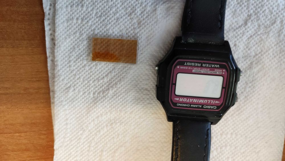 Casio f-106, unikat, motyw Usa
