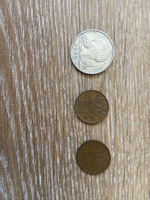 Moedas antigas Países Baixos, Itália, Bélgica e Alemanha