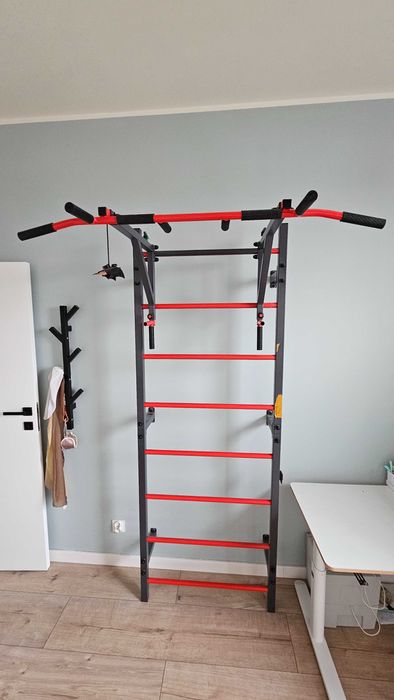 Drabinka 2w1 drążek i poręcze do dipów