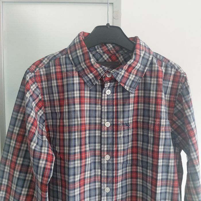 Bawełniana koszula w kratkę H&M rozm. 146