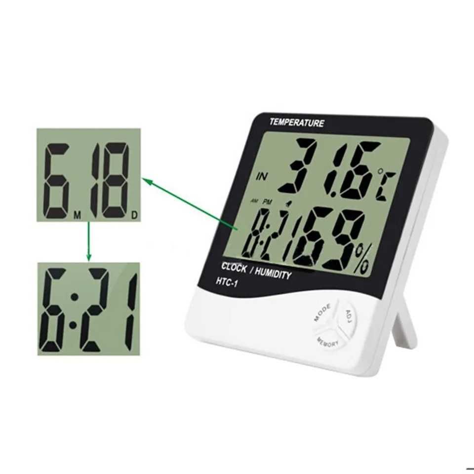 Zegar cyfrowy z pomiarem temperatury i wilgotności
