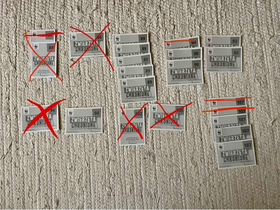 Naklejki WWF lidl - zwierzęta