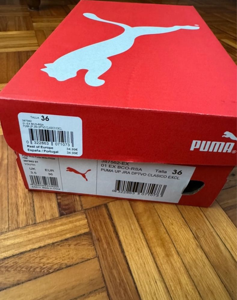 Tenis brancos puma