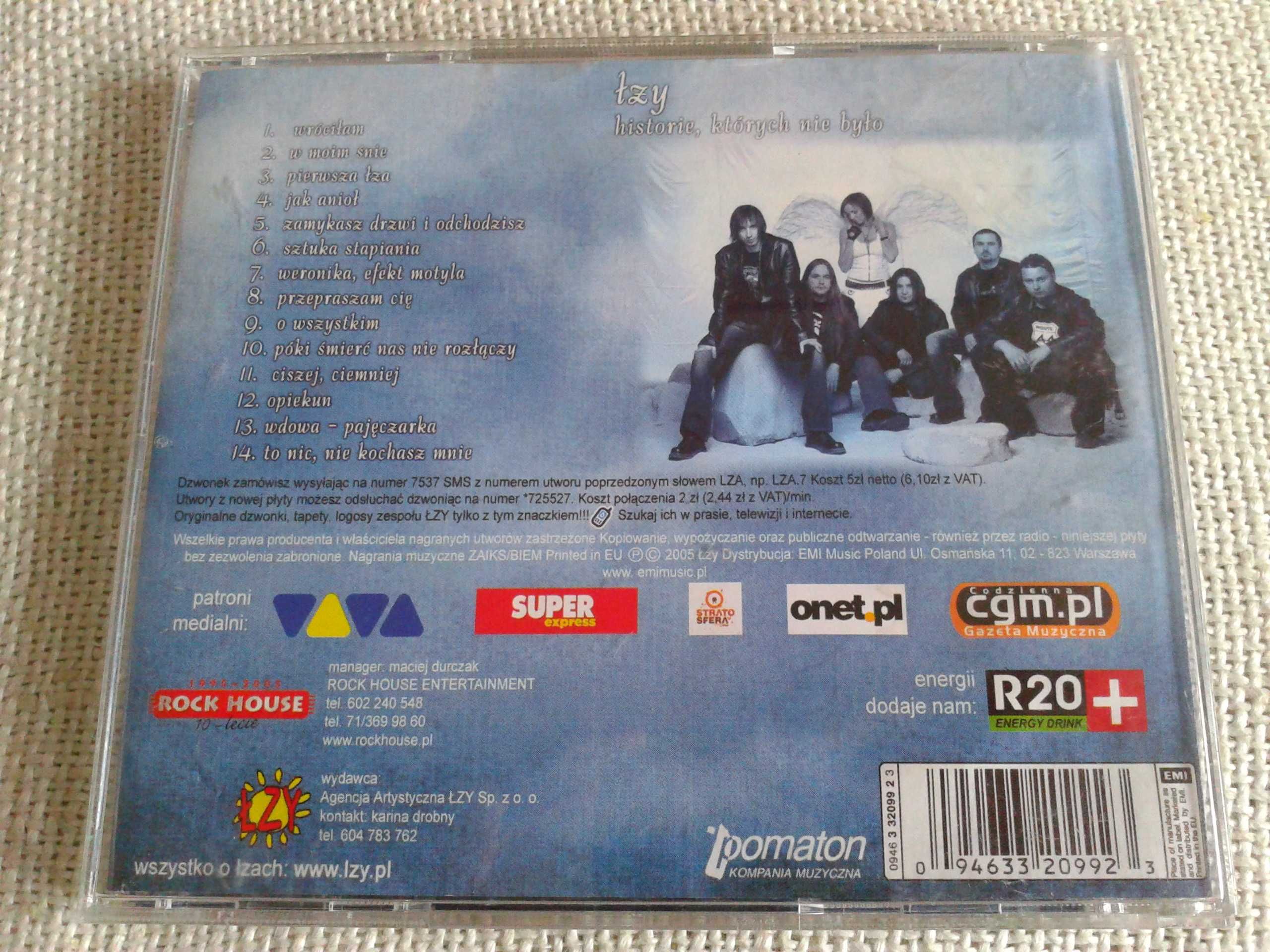 Łzy - Historie, Których Nie Było  CD