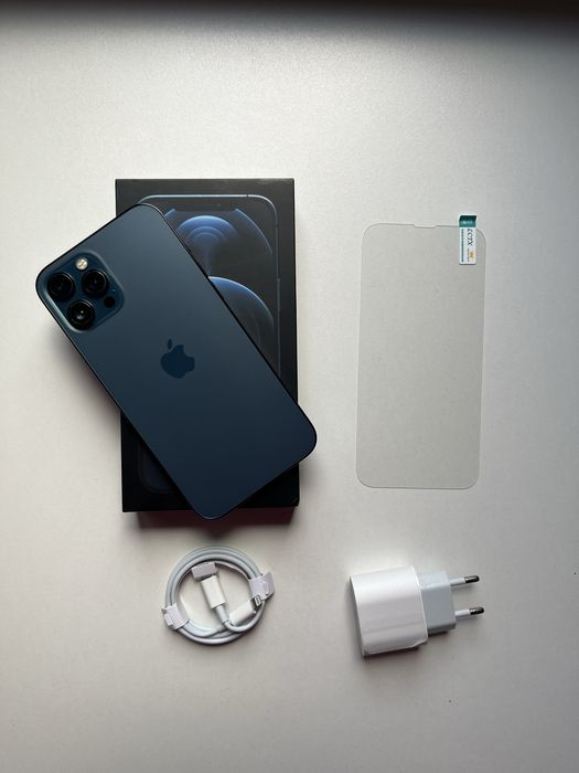 iPhone 12 Pro Max 128 GB | Akcesoria, nowa bateria