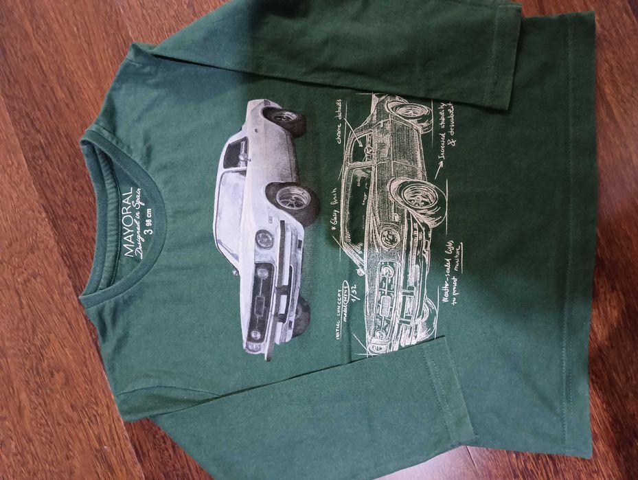 4 t-shirts de manda comprida de menino