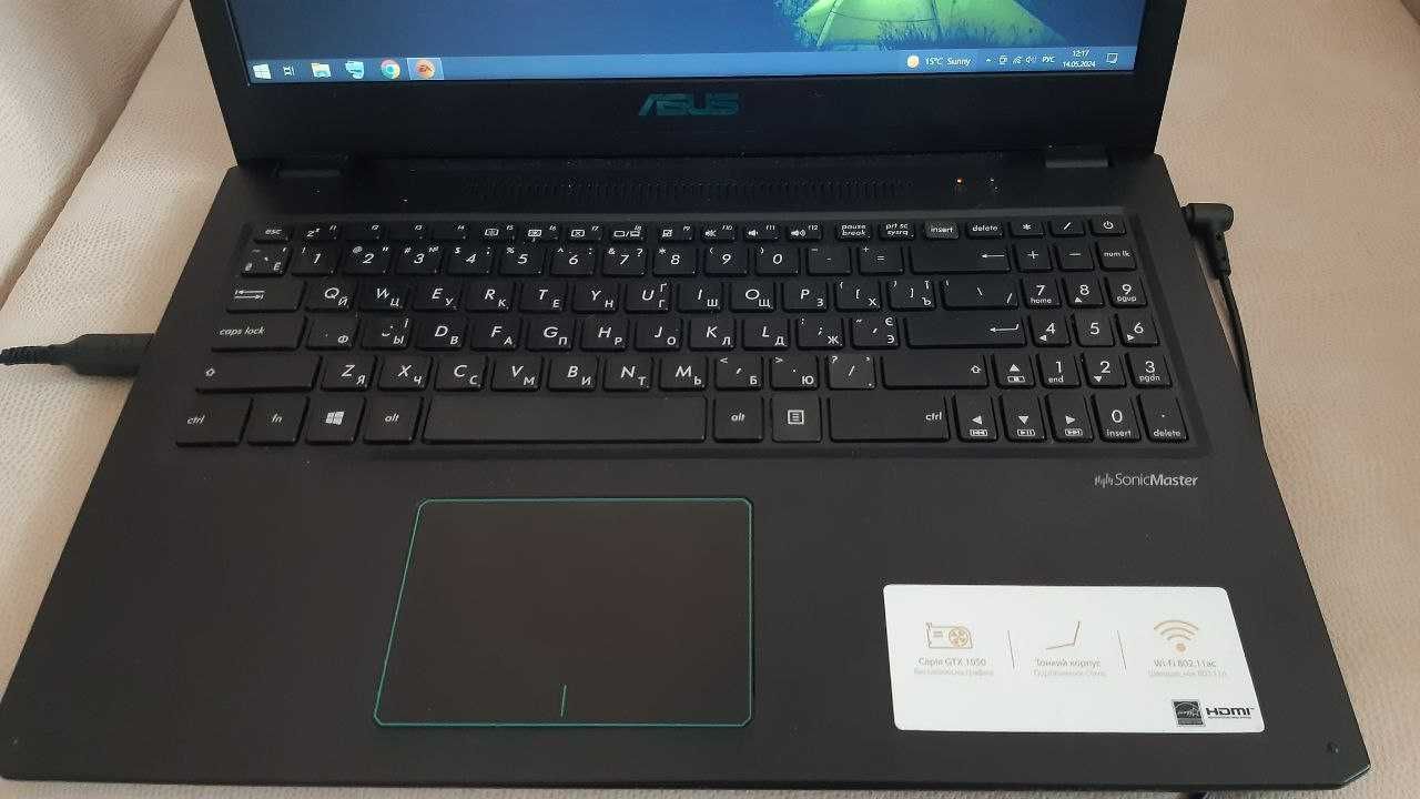 Ноутбук ігровий ASUS M570 AMD Ryzen™ 5 3500U NVIDIA® GeForce® GTX 1050