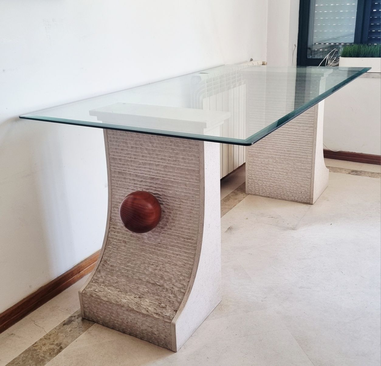 Mesa pés em Mármore