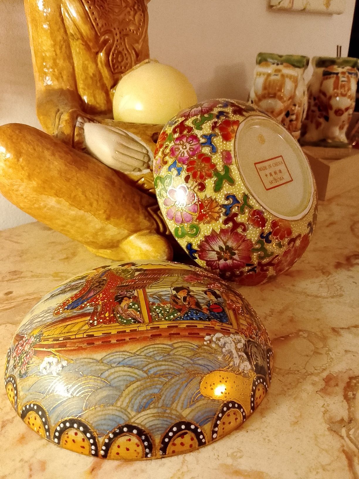 Peças porcelana japonesa