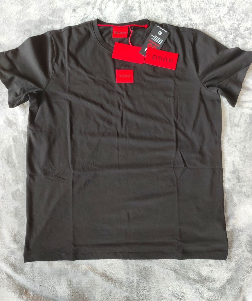 T-shirt koszulka męska Hugo Boss czarna nowa różne rozmiary