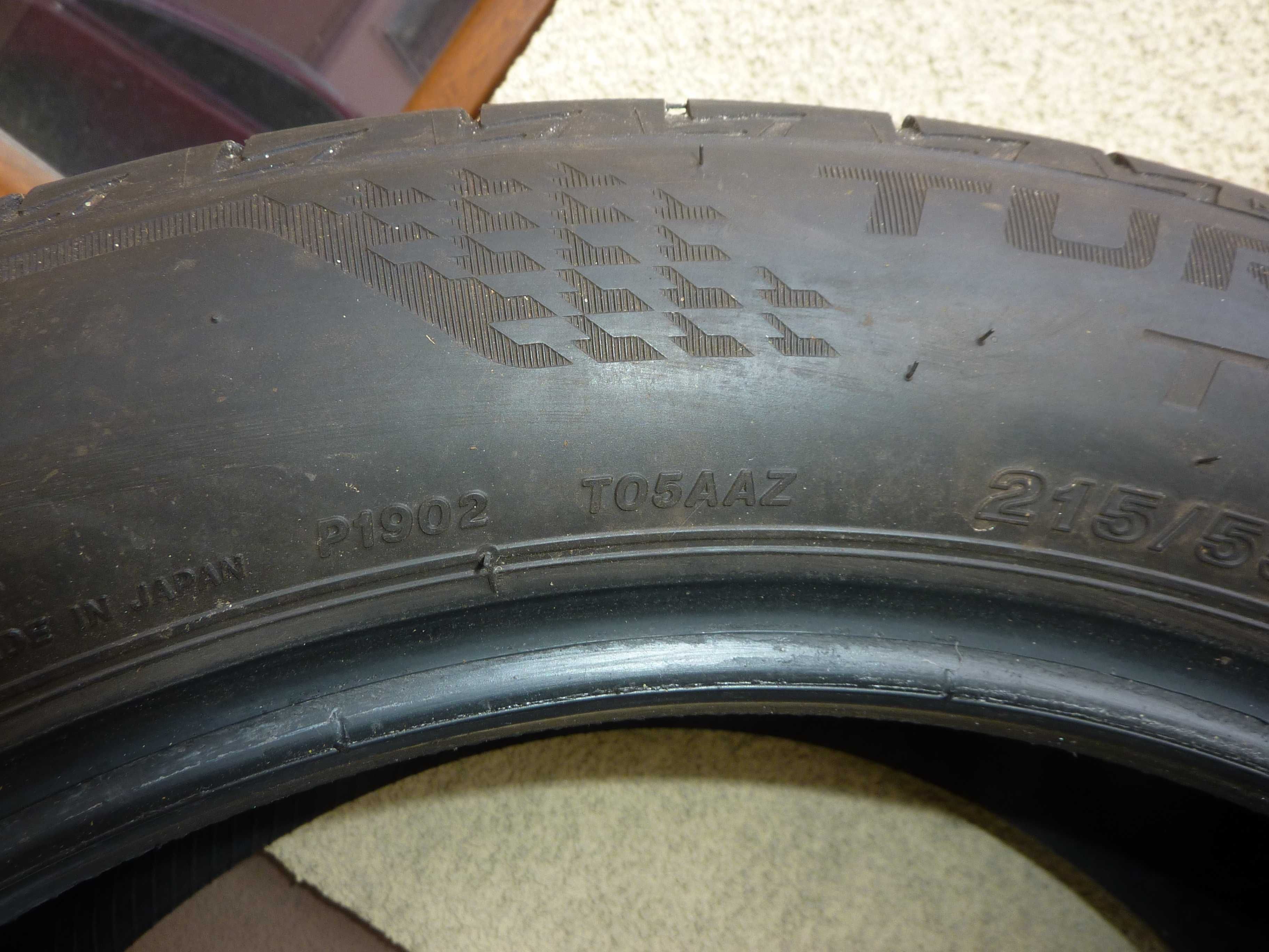 4× Bridgestone Turanza T005A 215/55R18 95 H