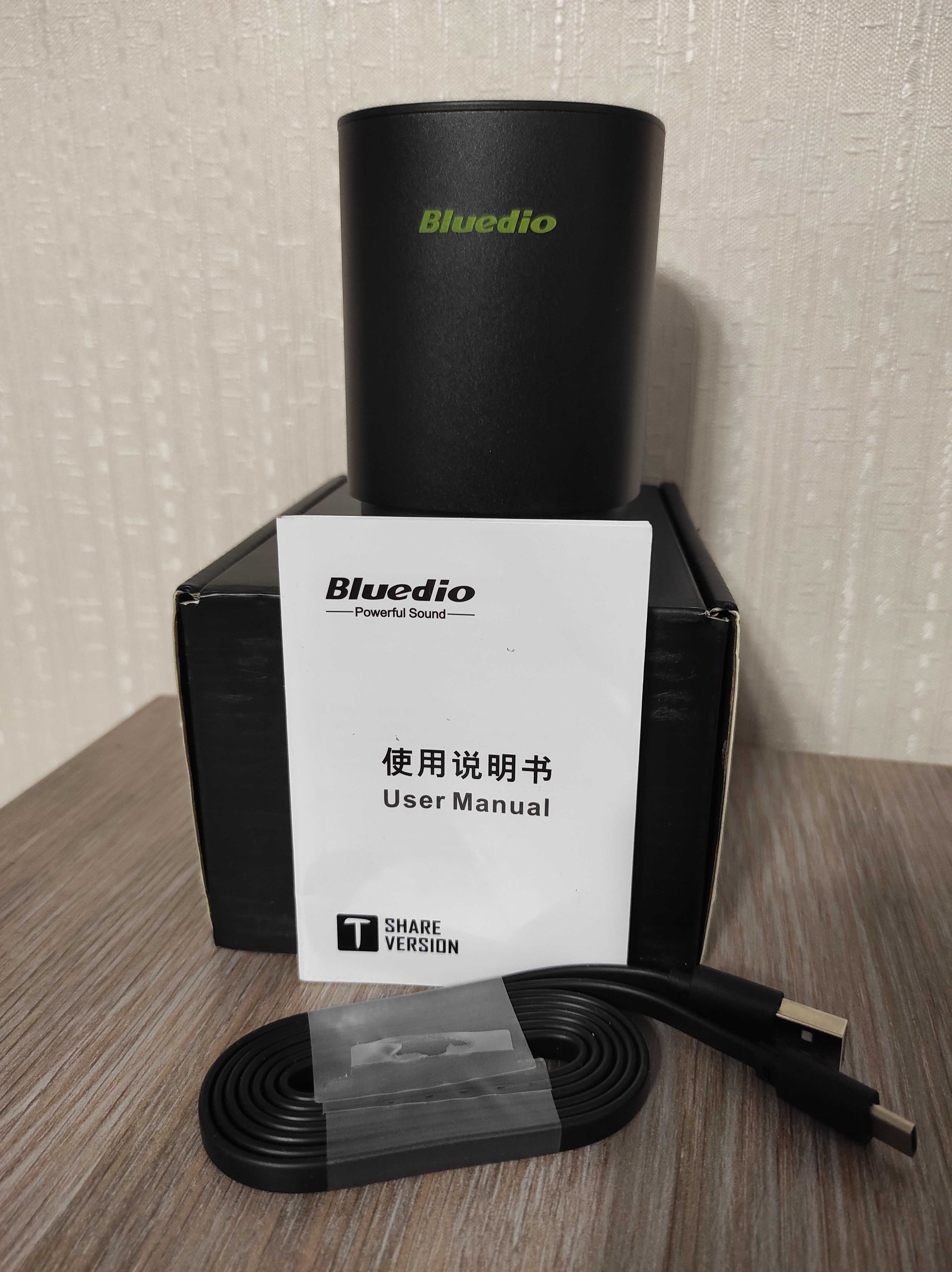 Бездротова портативна Bluetooth колонка Bluedio T Share Black