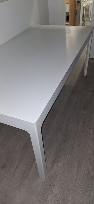Mesa extensível 180–240 cm – branca – ideal para 8 a 10 pessoas