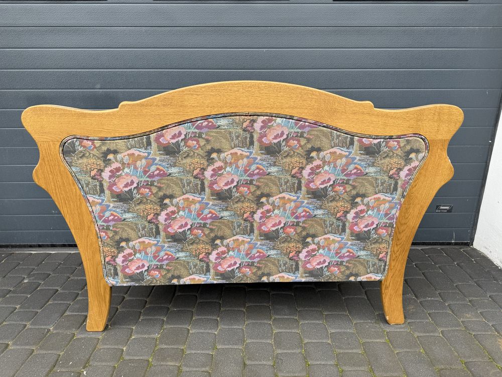 Sofa ławka + krzesla z podlokietnikami zestaw kompket