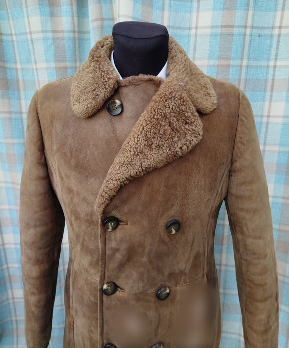 Дублёнка  мужская, овчина, р. 50. длиная