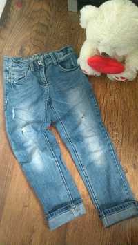 Spodnie jeansowe typu  boyfriend r.110