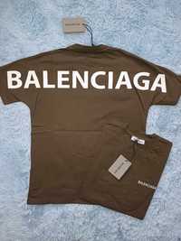 Nowe męskie koszulki balenciaga khaki s-xl