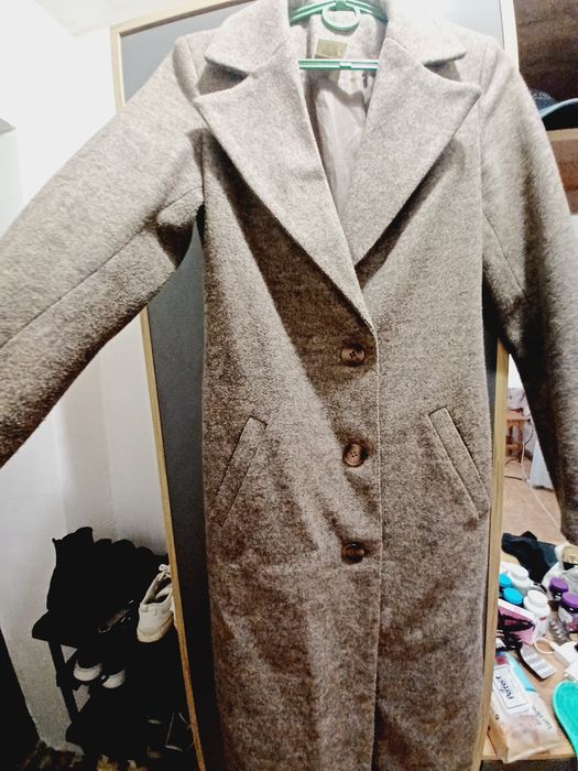 Кашемірове жіноче пальто