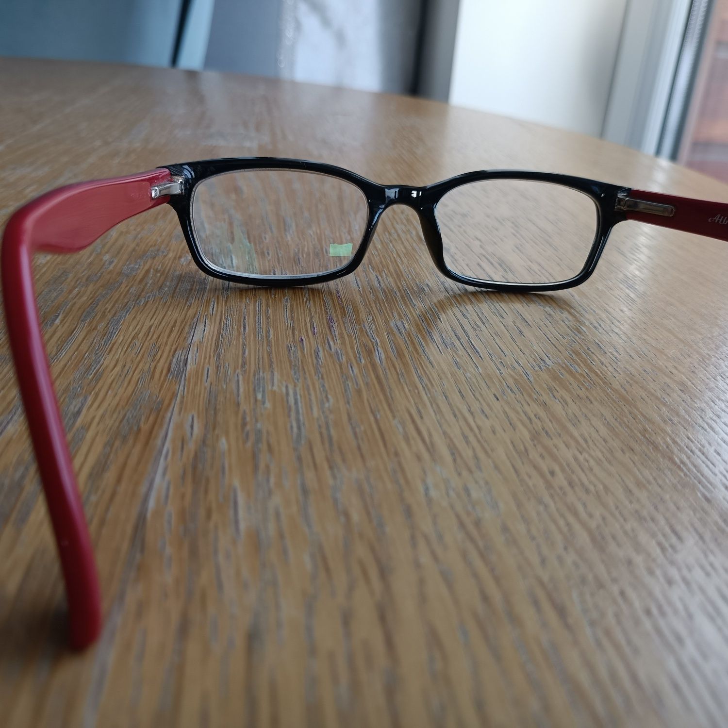 Oprawki, okulary dziecięce korekcyjne czarno-czerwone