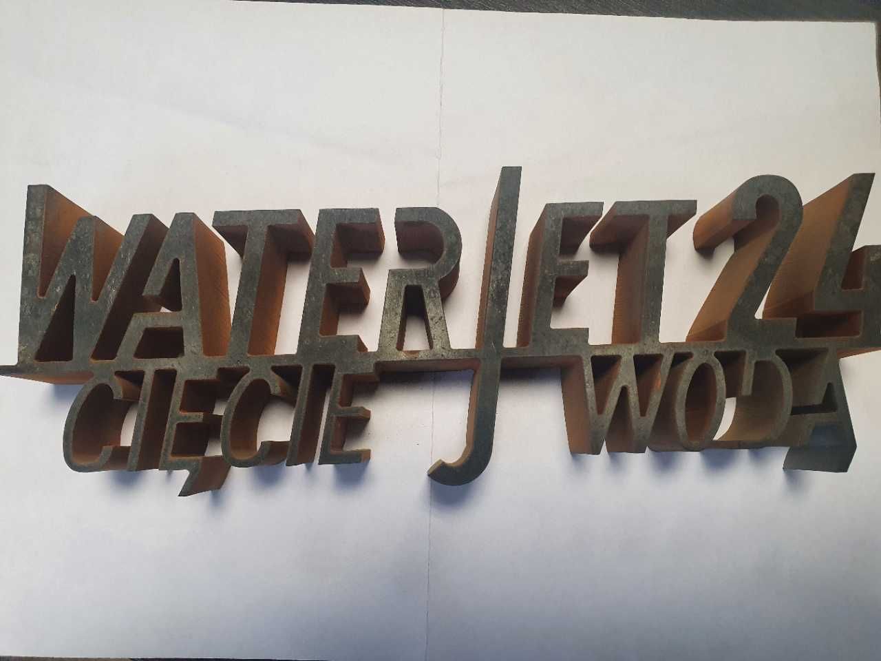 Cięcie wodą dowolnych materialów