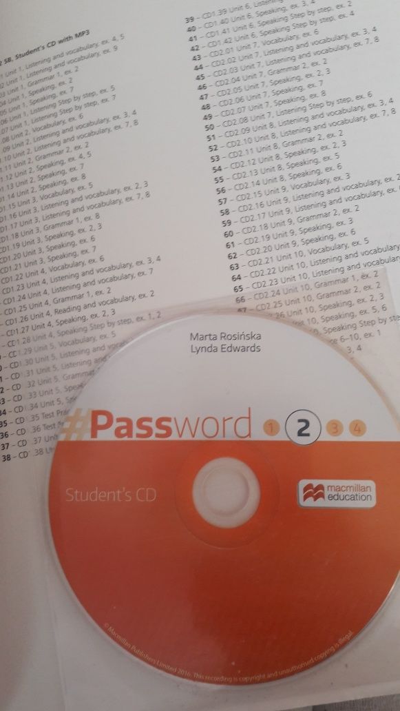 Password 2, język angielski