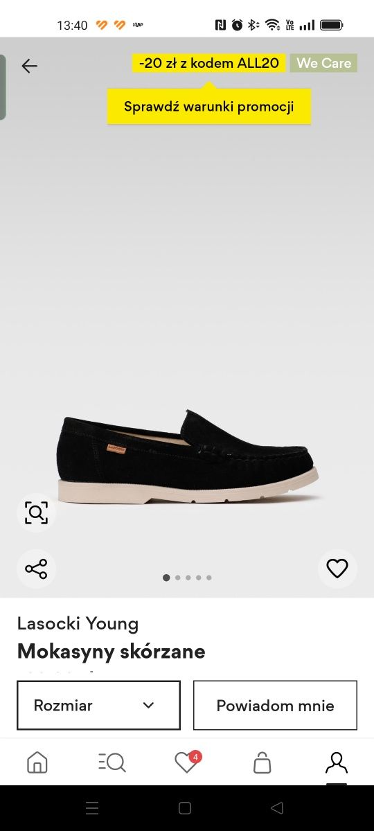 Mokasyny skórzane buty komunia chłopiec 34