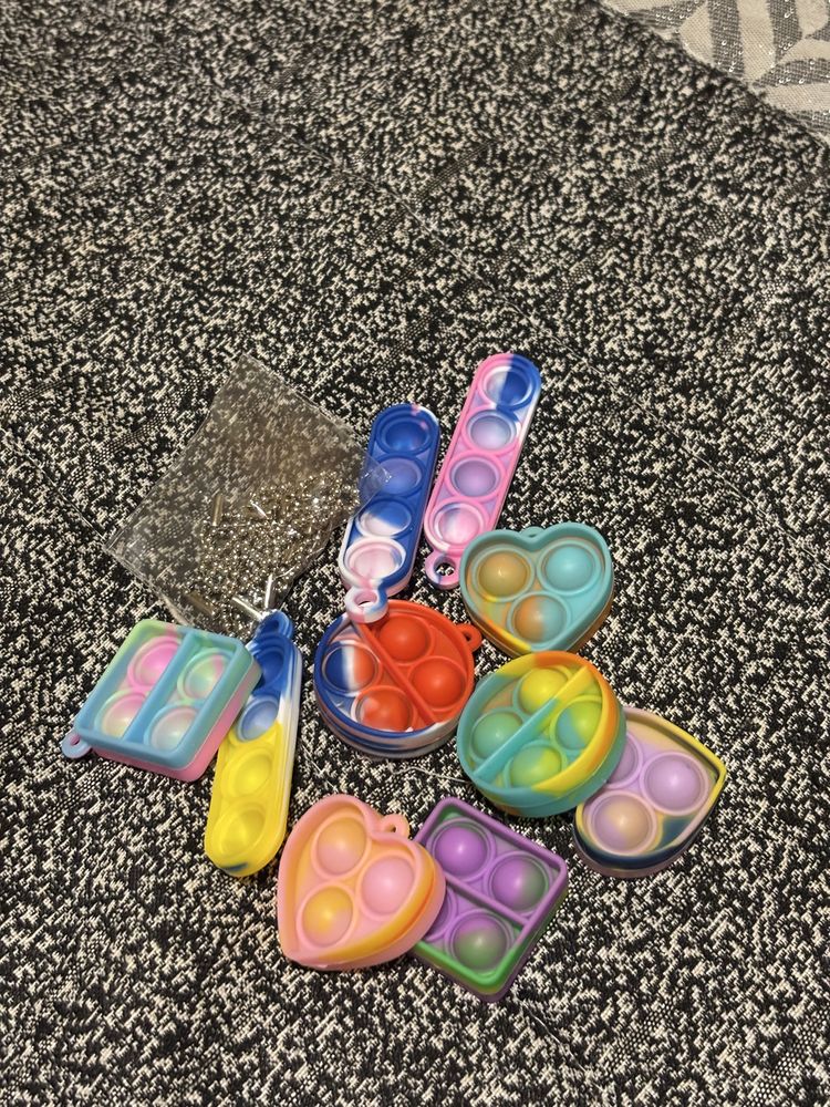 conjunto de 10 mini brinquedos de anti stress
