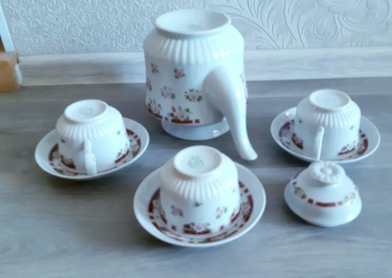 Часть сервиза СССР, Тернопольский фарфор,деколь
