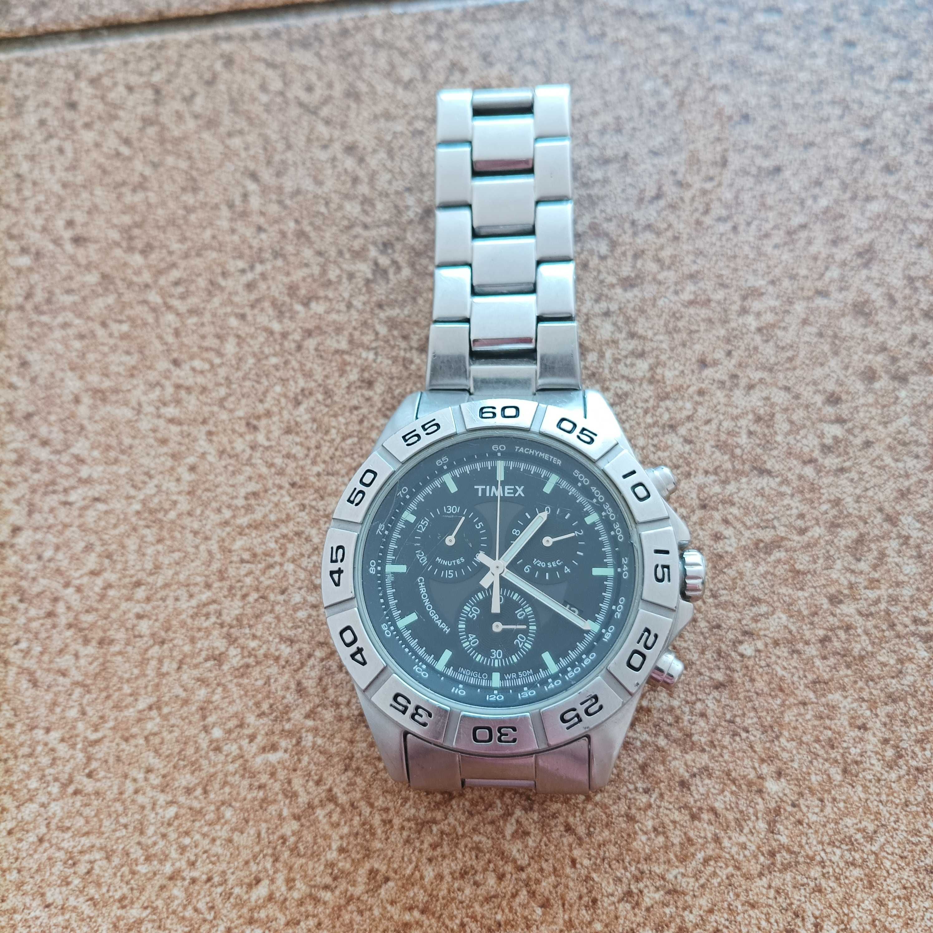 Zegarek męski Timex Classic Indiglo Chronograpf