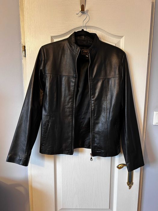 Nowa kurtka czarna damska skóra naturalna jagnięca Siricco S(36) zamek