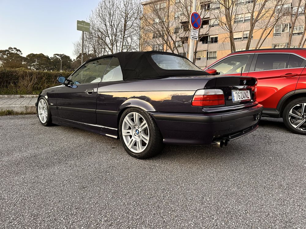 BMW E36 Cabrio 320i 6 cilindros original - baquetas M3