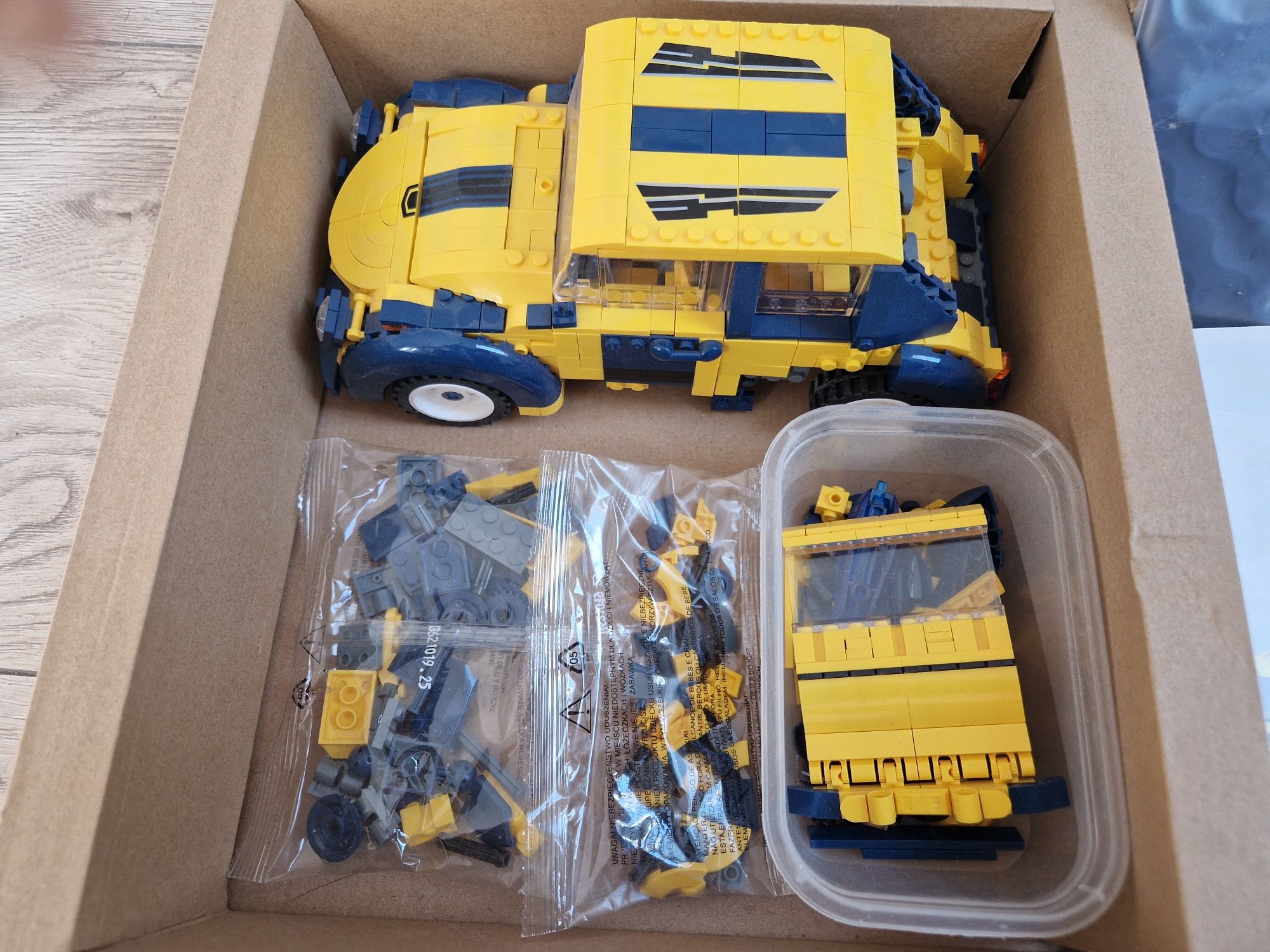 Elefun Transformax Samochód i robot 2w1 Klocki 1238 elementów