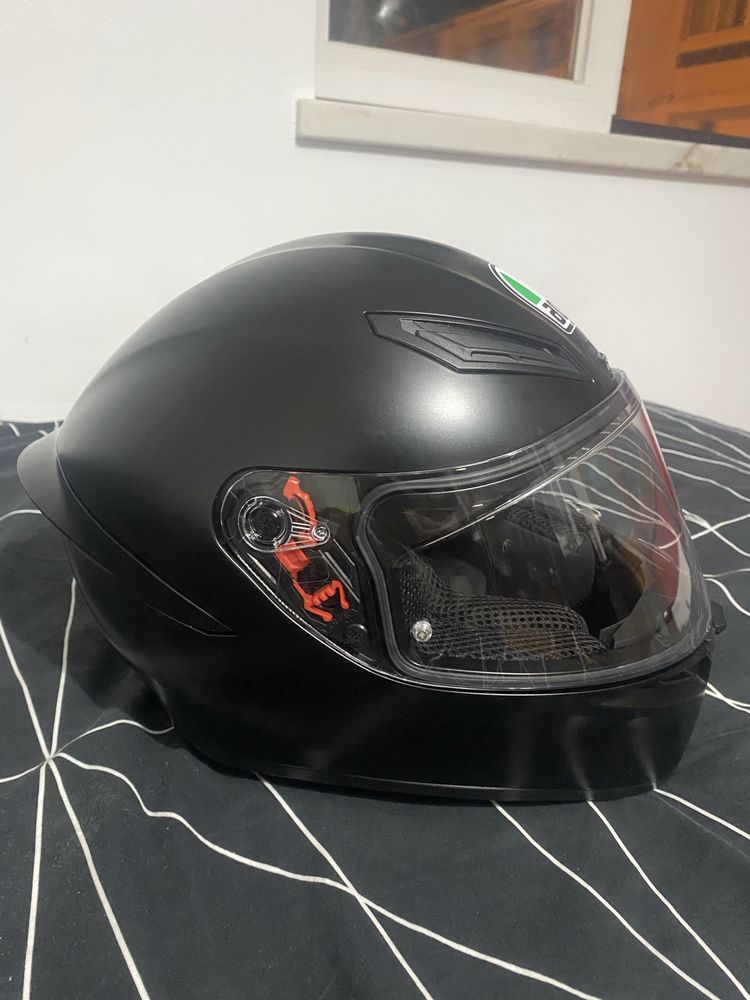 capacete agv k1 matt black “S”