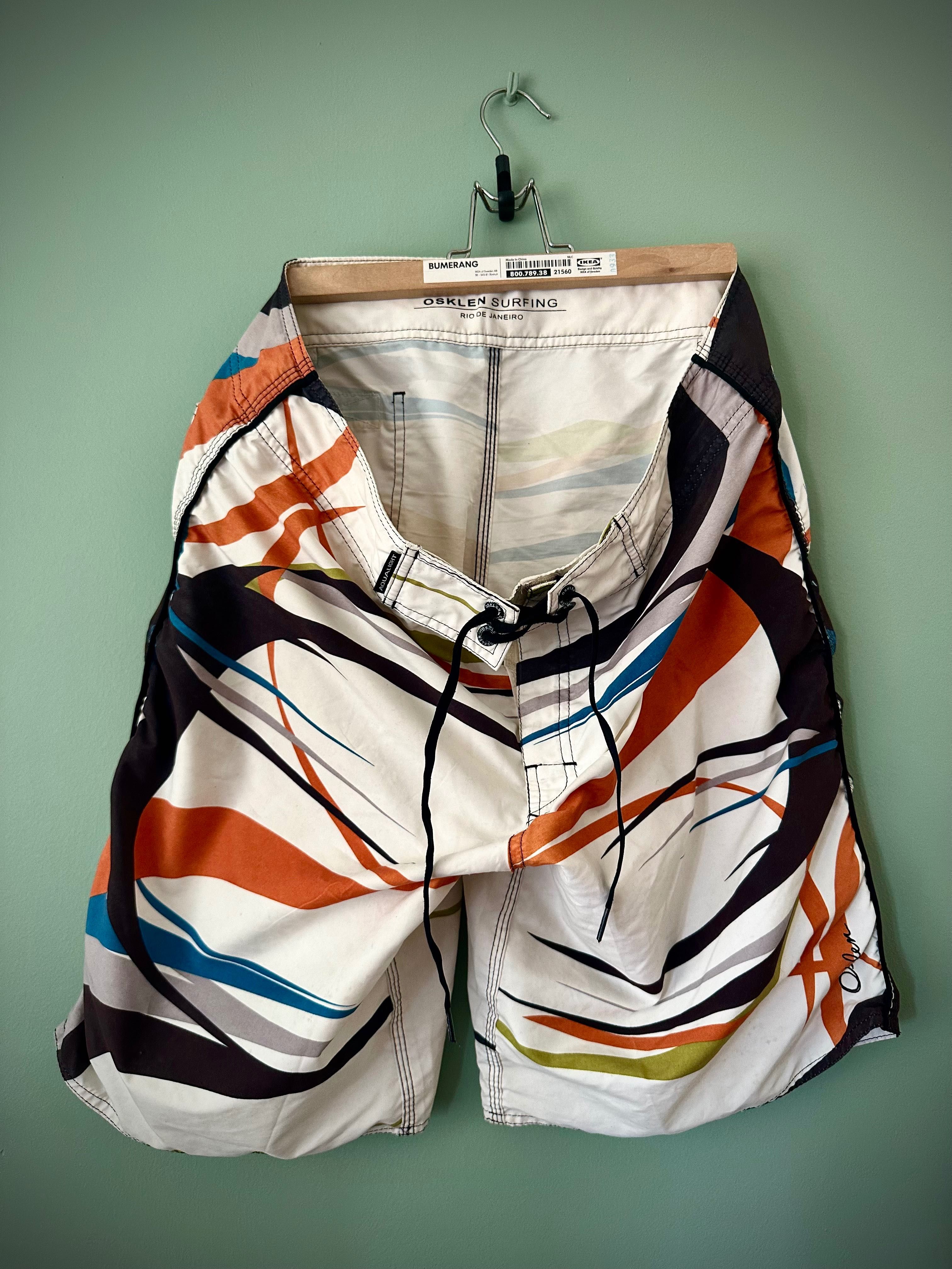 Calções de banho Osklen QuickSilver Hurley Abercrombie Água de coco