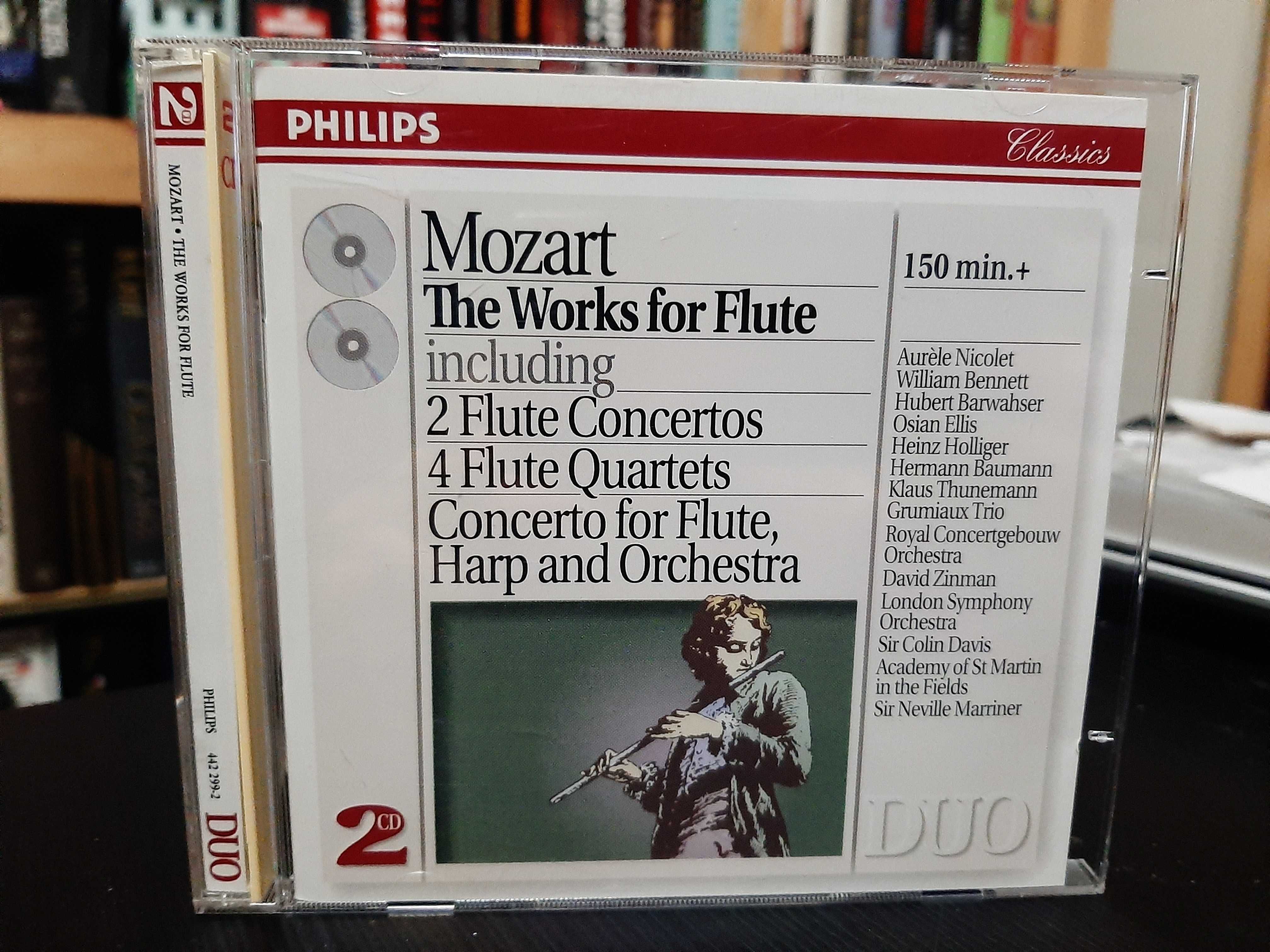 Mozart – The Works For Flute – Aurèle Nicolet, H Barwahser, W Bennett
