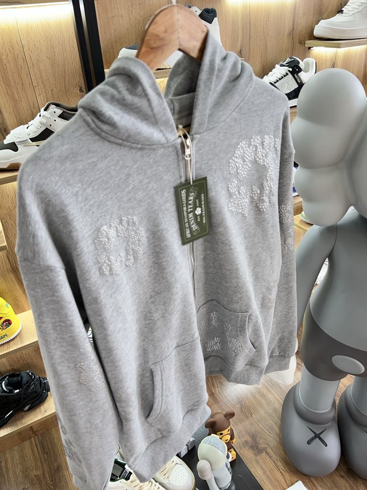 Зіп Худі Denim Tears Grey Zip Up