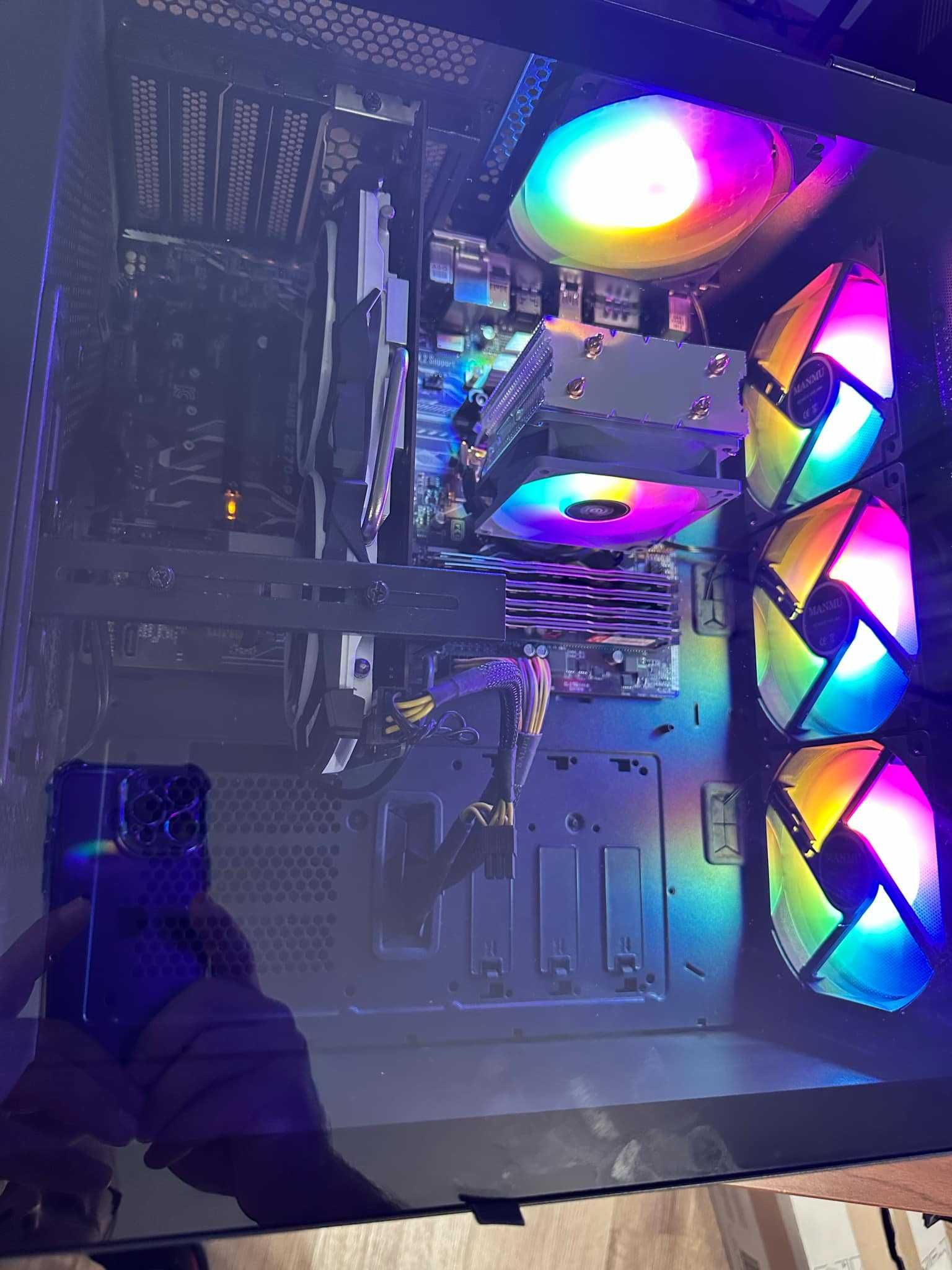 Komputer Gamingowy RGB i5 7400, gtx 1060 6GB, 16gb ram ddr4 ssd +hdd
