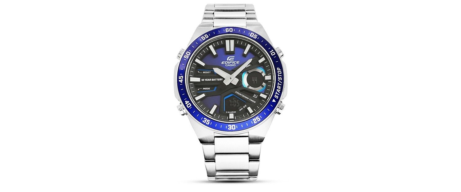 zegarek męski casio edifice efv-c110d-2avef 10 bar + box