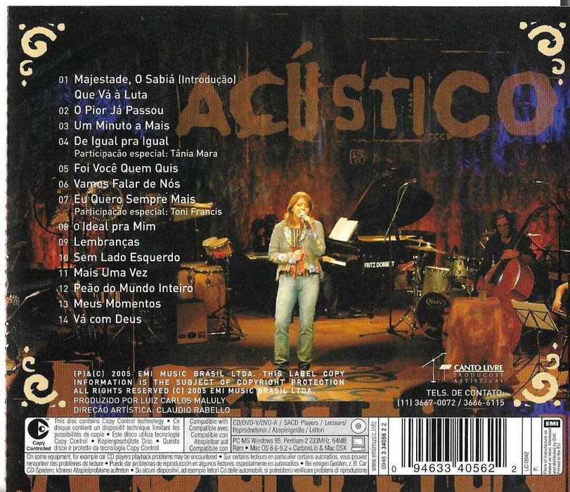 Roberta Miranda - acústico: ao vivo