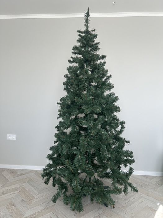 Ялинка 2.2 метра. Зелена штучна