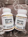 California Gold Nutrition вітамін Д 3 5000 К 2 витамин vitamin D3 і K2