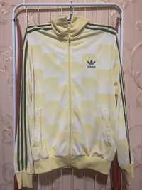 Женская мастерка adidas original, L, лимонного цвета