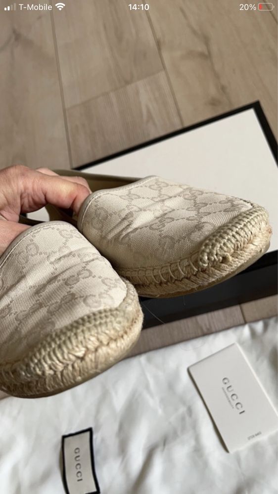 Espadryle gucci 37 oryginalne szybka wysyłka