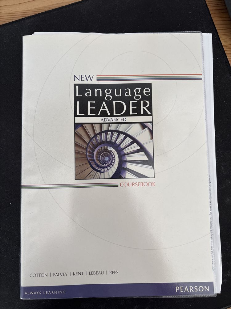 Language Leader Advanced – podręcznik – stan bardzo dobry