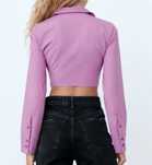 Top manga comprida zara