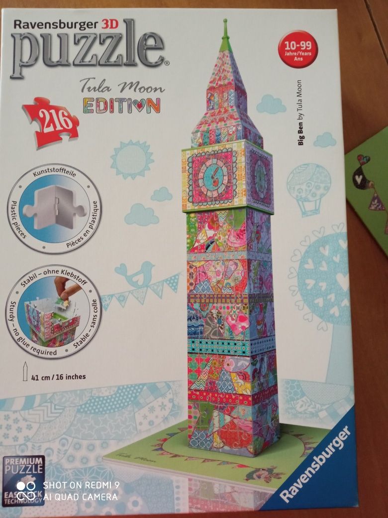 Puzzle 3 D big Ben ravensburger