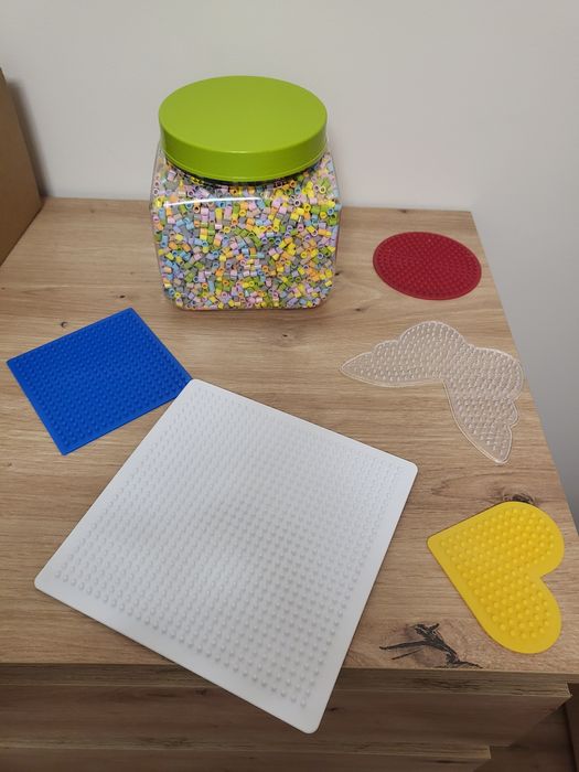 Zestaw Pyssla koraliki+formy Ikea